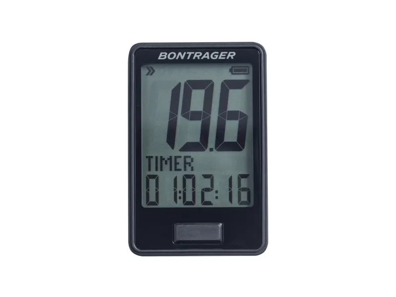 Bontrager RIDEtime Wireless Cycling Computer - Black