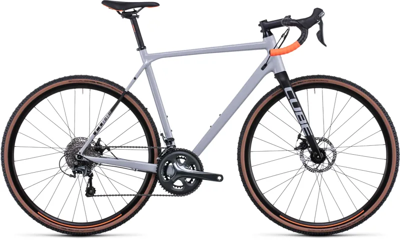 Cube Cross Race 2022 Cyclocross Bike - Grey/Orange