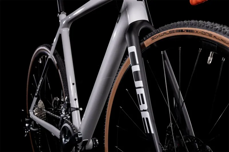 Cube Cross Race 2022 Cyclocross Bike - Grey/Orange-4