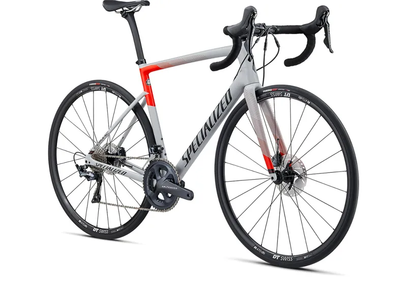 Specialized Tarmac Disc Comp 2020 Road Bike - Dove Grey/Red/Black-1