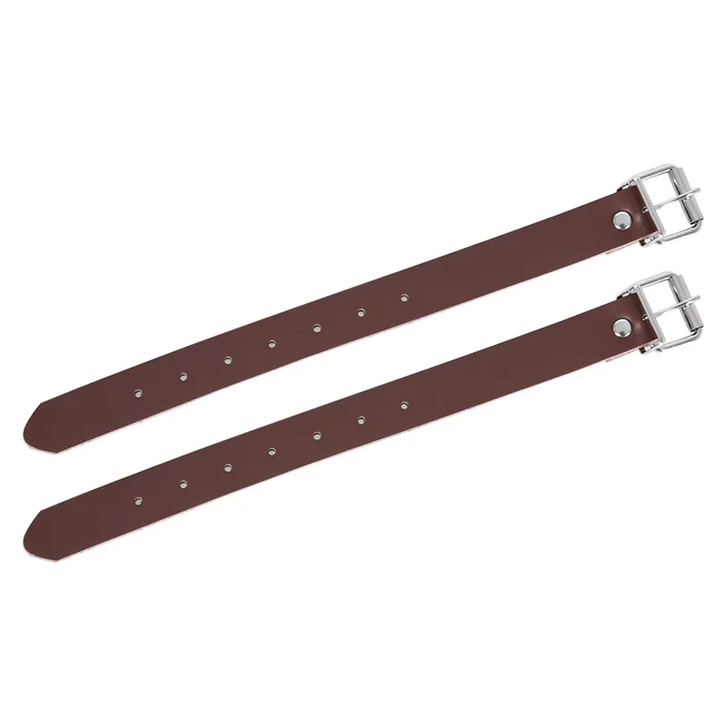 Oxford Leather Basket Straps - Pair