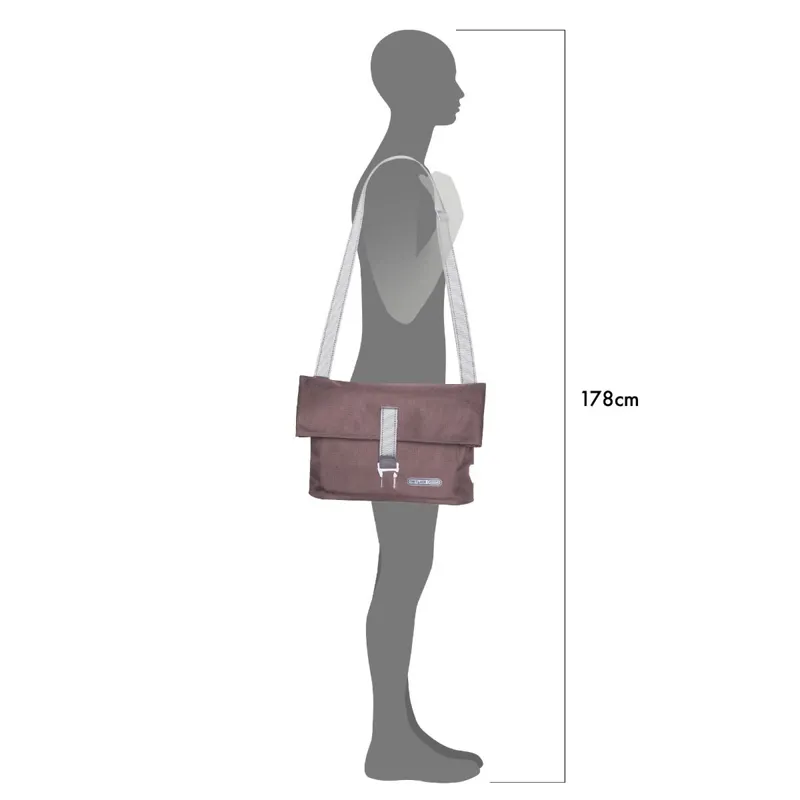 Ortlieb Twin-City Urban Single Bag QL2.1 - 9 Litre - Ash Rose-5