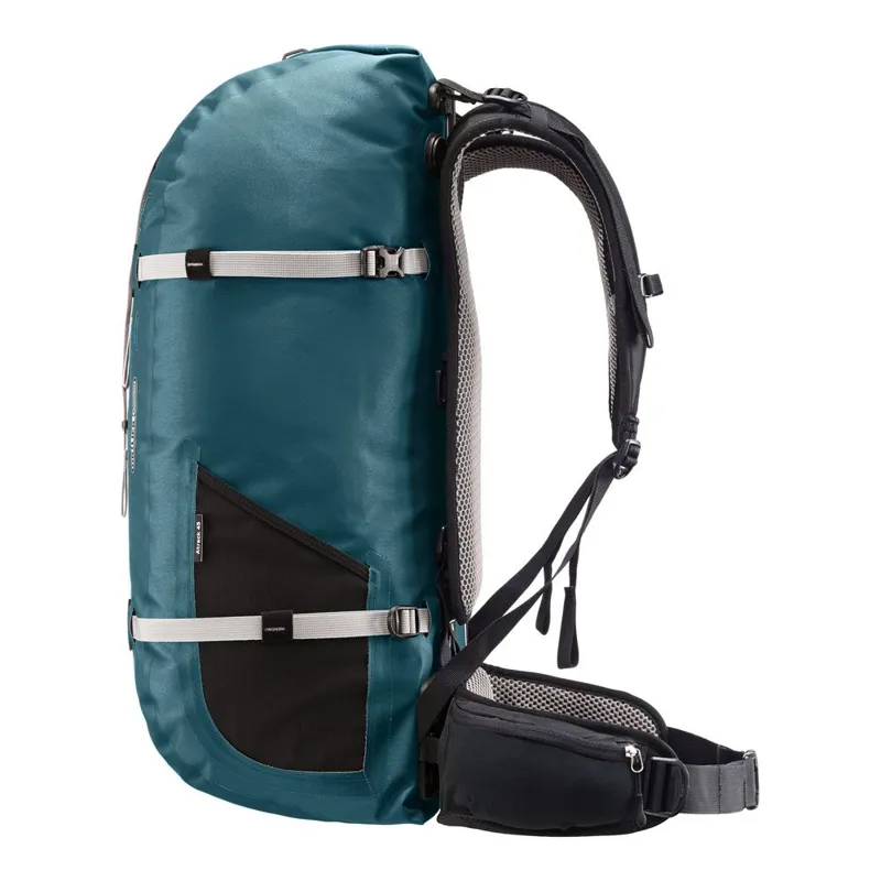 Ortlieb Atrack Waterproof Backpack - 45 Litre - Petrol-5