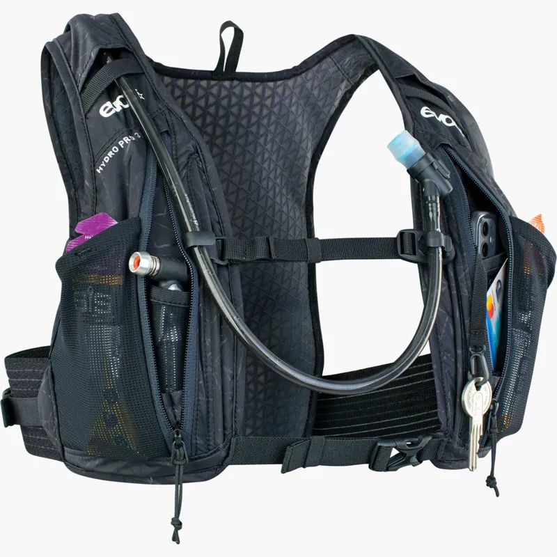 Evoc Hydro Pro 3L Hydration Pack + 1.5L Bladder Backpack - Black-5