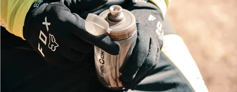 Fidlock TWIST 450ml Water Bottle + Bike Base - Trans Black-4