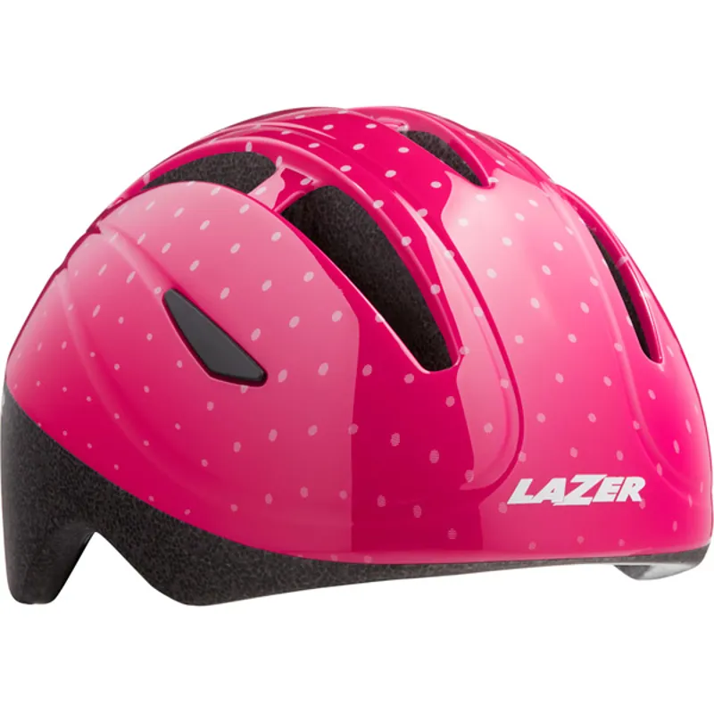 Lazer Bob+ Kids Helmet - 46-52cm  - Pink/Dots