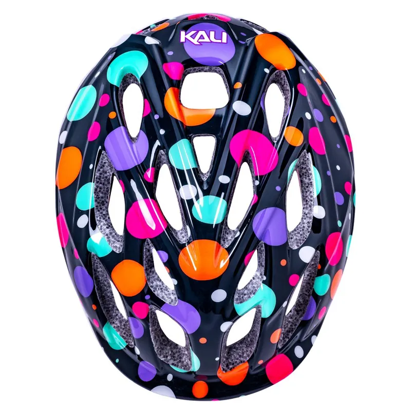 Kali Chakra Child Lighted Kids Helmet - Confetti Gloss Teal-1