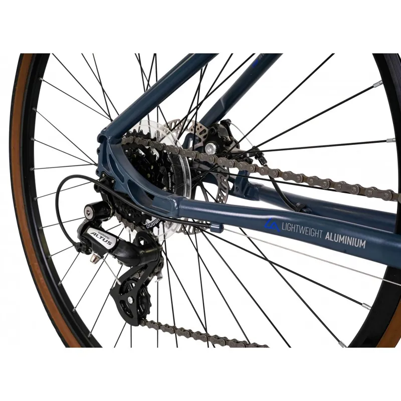 Claud Butler Explorer 3.0 Low Step Women's Hybrid Bike - Grey-6