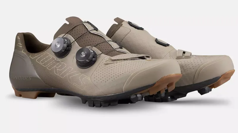 Specialized S-Works Recon MTB Shoes - Taupe/Doppio/Bronze-4