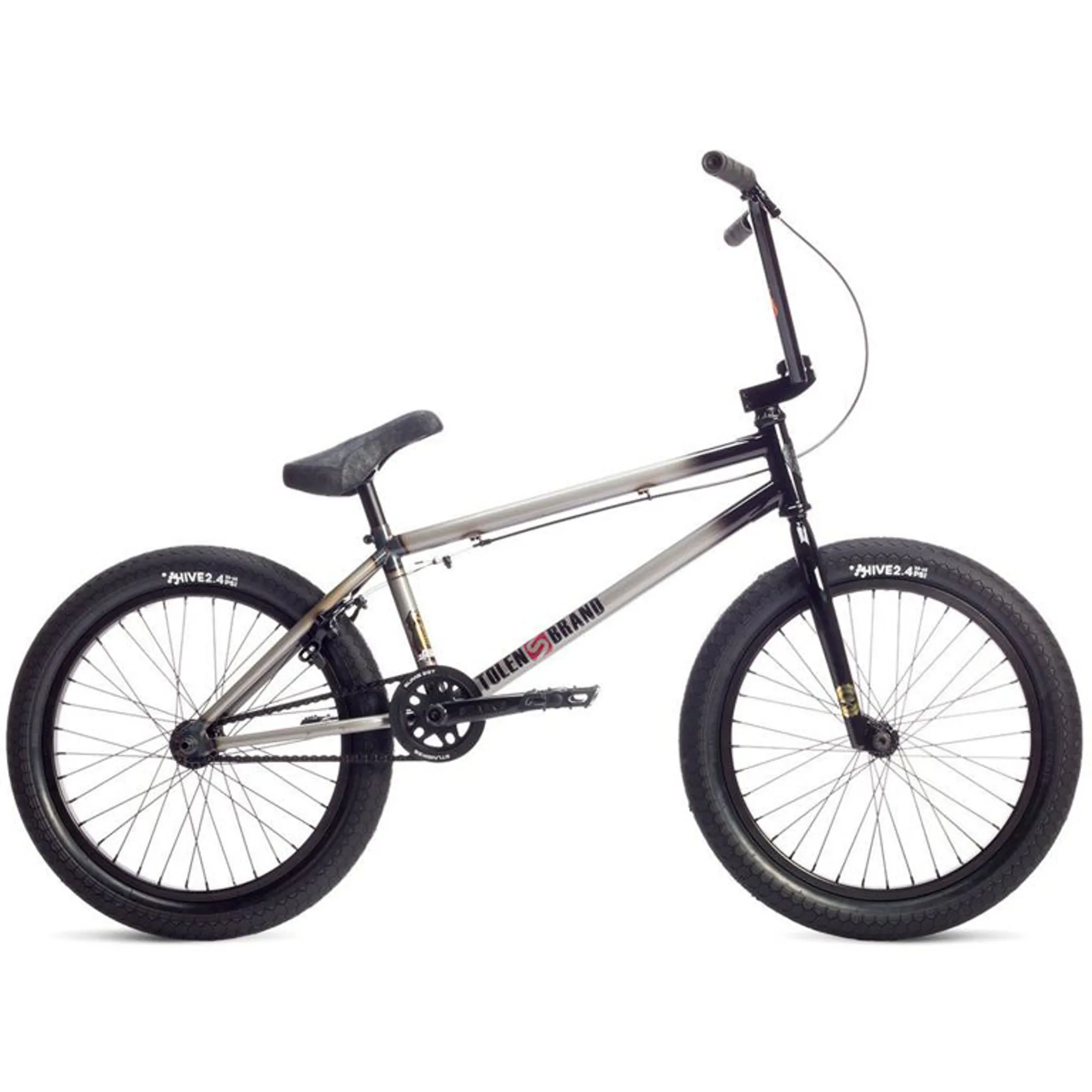 Stolen Sinner FC XLT 20w 2019 BMX Bike Black Raw Fade
