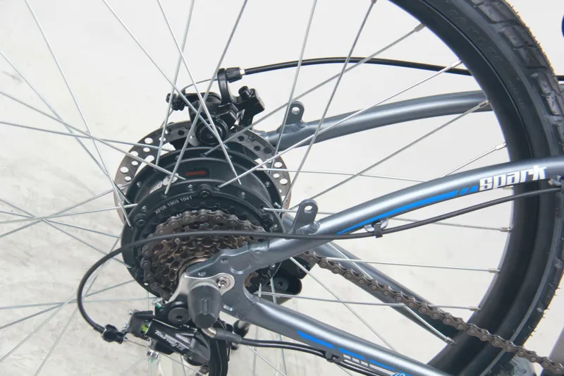 Falcon Spark 26w 2023 Electric Mountain Bike - Grey - 19 inch-2