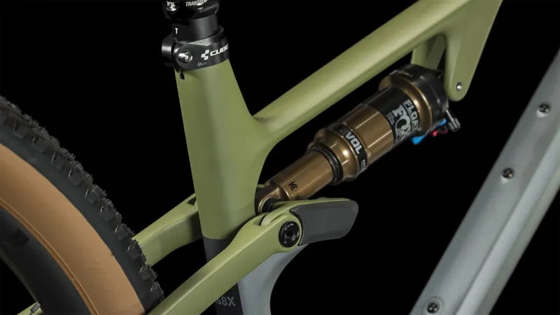 Cube Ams One11 C:68x Tm 29er Full Suspension MTB -Flashgrey/Olive-8