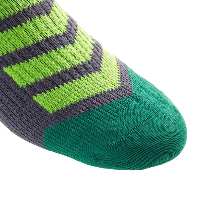 Sealskinz MTB Ankle Socks with Hydrostop - Grey/Green-1