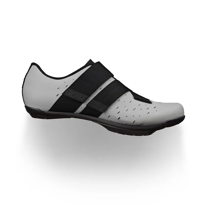 Fizik X4 Terra Powerstrap Gravel Road Shoes - Grey/Black