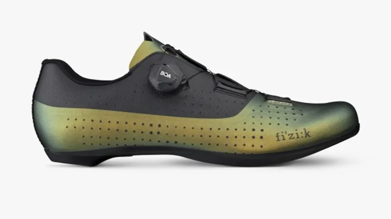 Fizik R4 Tempo Overcurve Road Shoes - Iridescent Green/Black