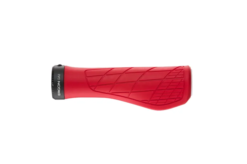 Ergon GA3 MTB Grips - Red-1