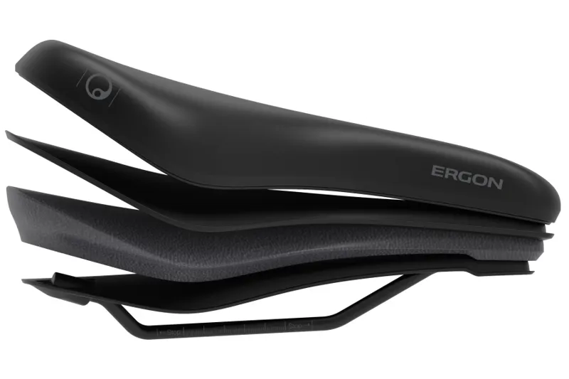 Ergon SC Core Prime Womens Saddle - Black/Grey -1