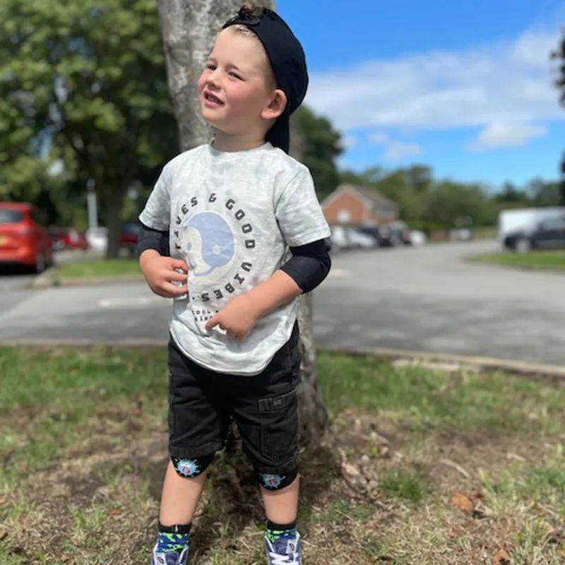 G-Form Lil G Toddler Knee/Elbow Guards Set - Black-1