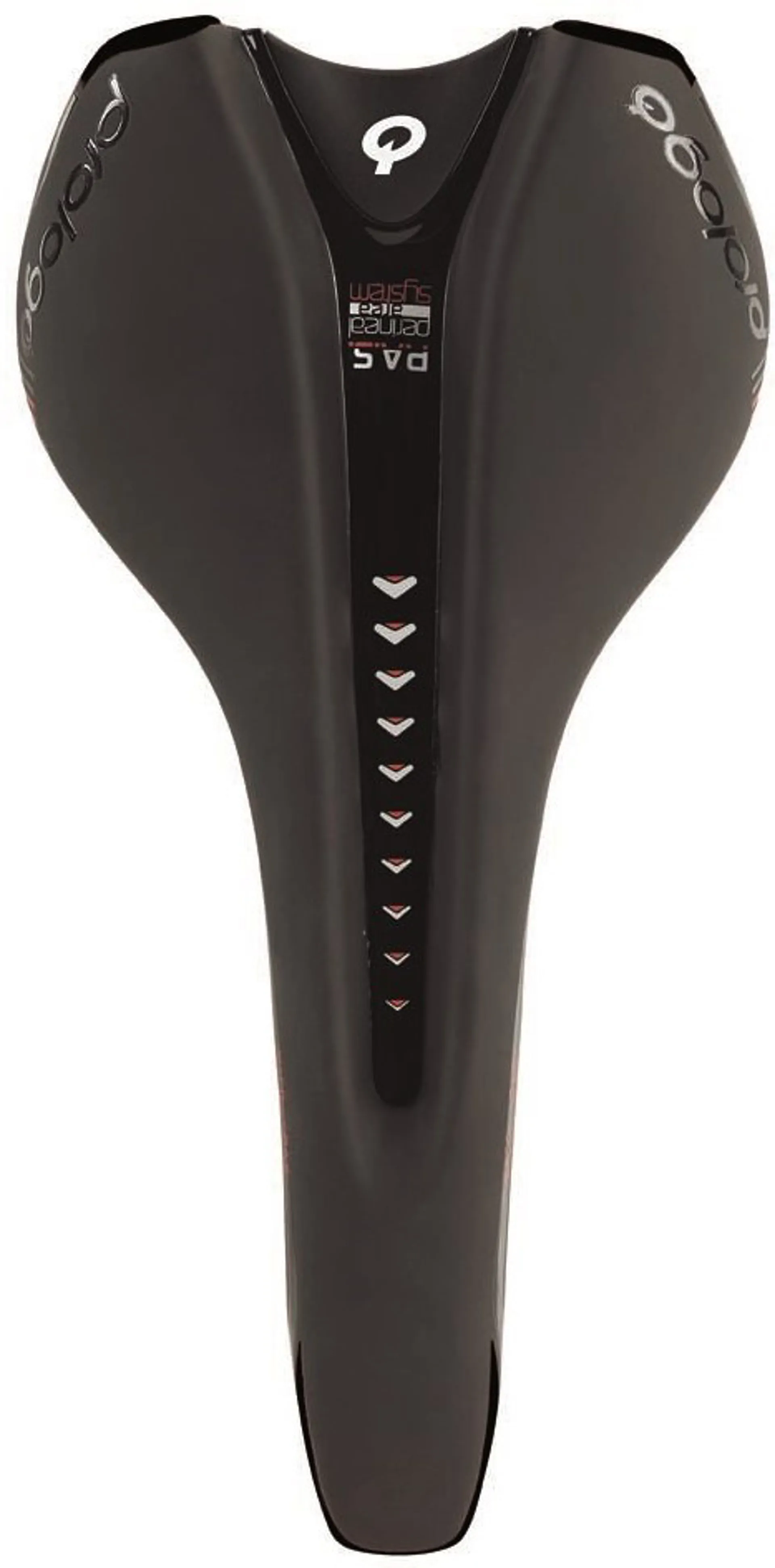 Prologo Nago Evo PAS Saddle With Tirox Rails Hard Black Hard Black