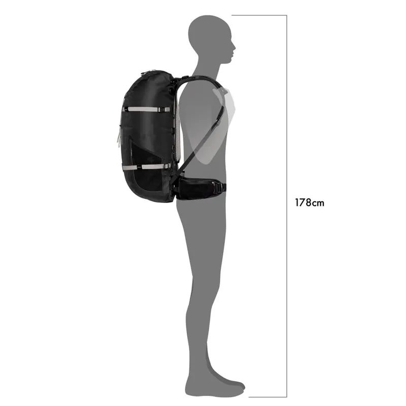 Ortlieb Atrack Backpack - 35 Litre - Black-6