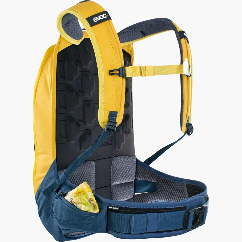 Evoc Trail Pro Protector 10 Litre Backpack - Curry/Denim-6