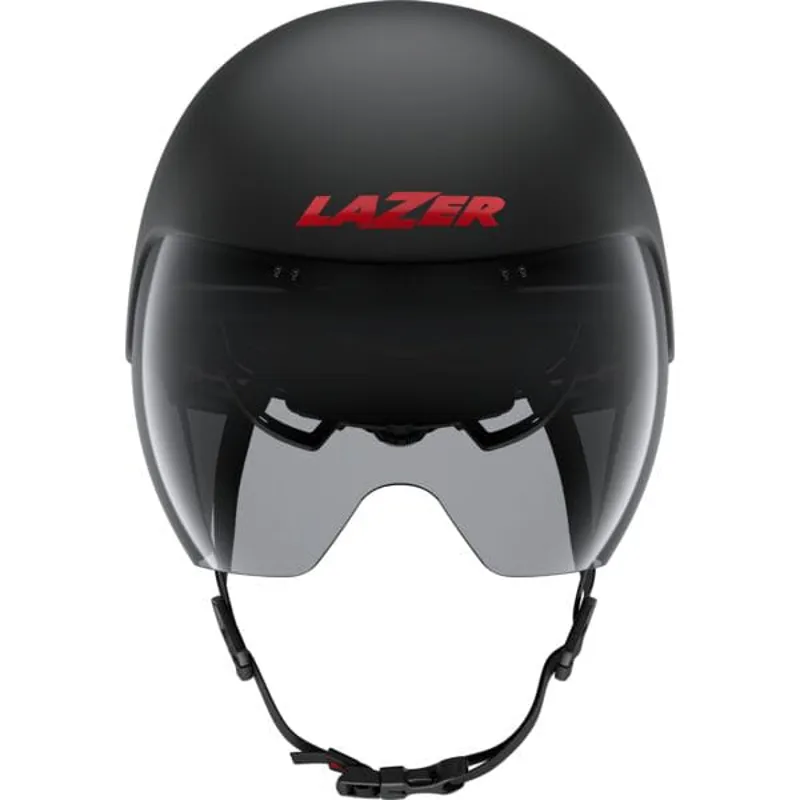 Lazer Volante KinetiCore TT Road Helmet - Matt Black Red-1