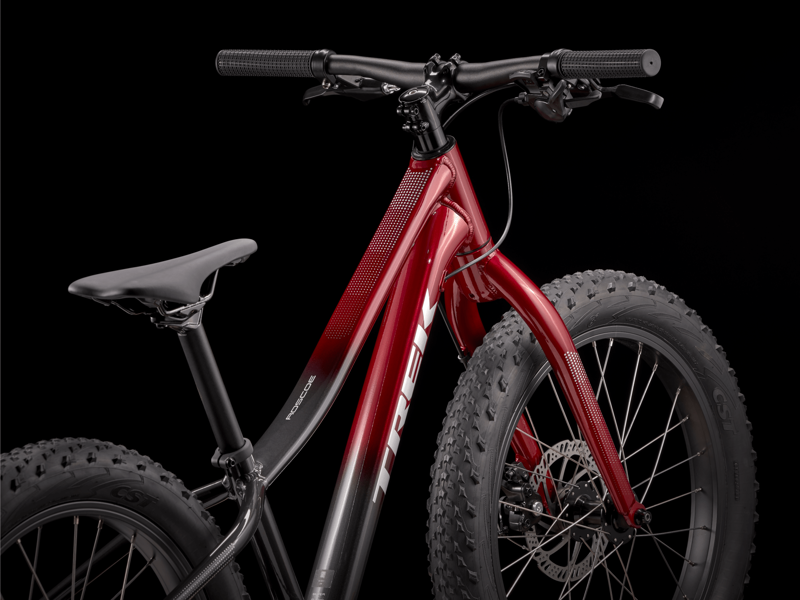 Trek Roscoe 20+w 2023 Kids Mountain BIke - Rage Red/Dnister Black Fade-6
