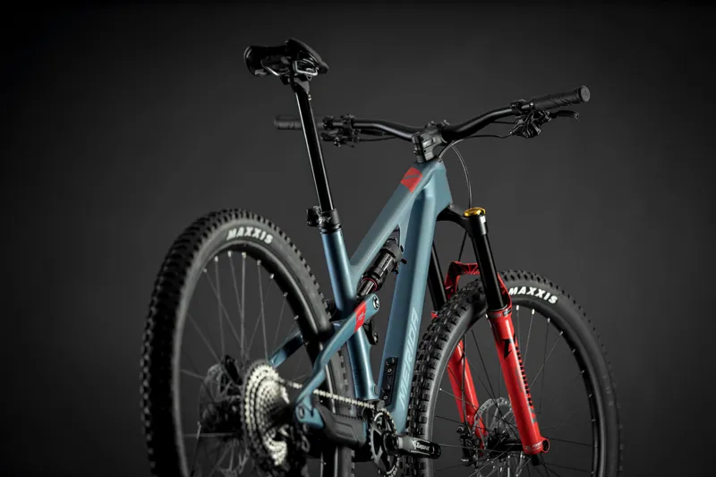 Merida One-Forty 6000 29er Full Suspension Mountain Bike - Blue-5
