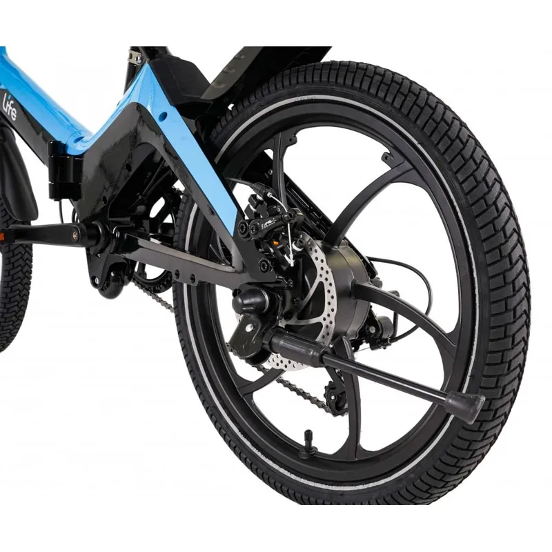 Li-Fe Flo 20w 2022 Electric Folding Bike - Black/Blue-6