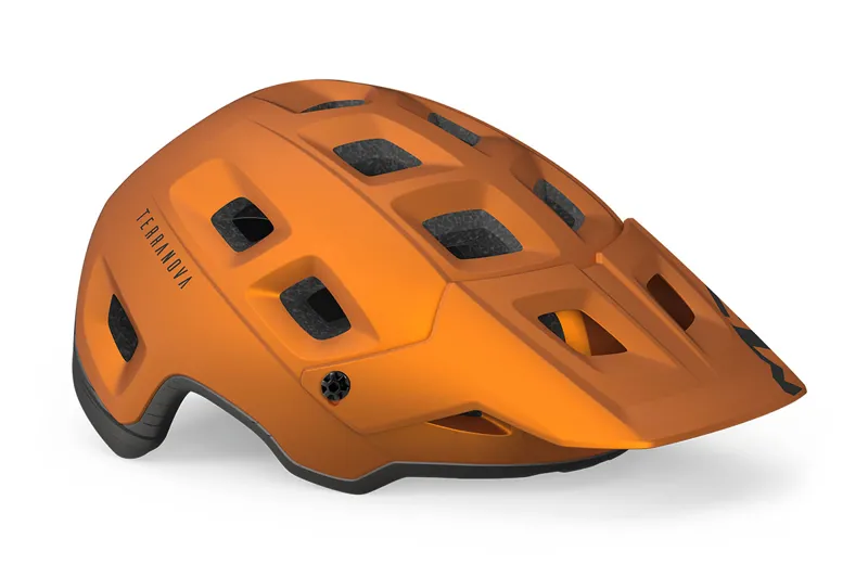Met Terranova MTB Helmet - Matt Orange/Titanium Metallic