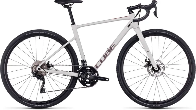 Cube Nuroad WS Women's 2024 Gravel Road Bike - Lightgrey/Rose