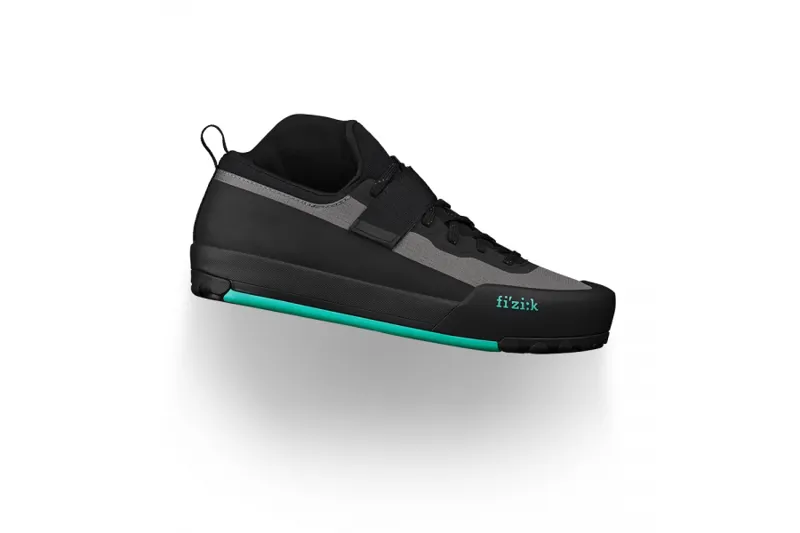 Fizik Gravita Tensor Flat MTB Shoes - Grey/Aqua