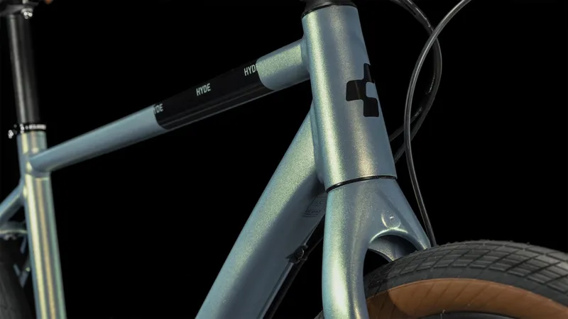 Cube Hyde Pro 2024 Belt-Drive Hybrid Bike - Metalgreen/Black-5