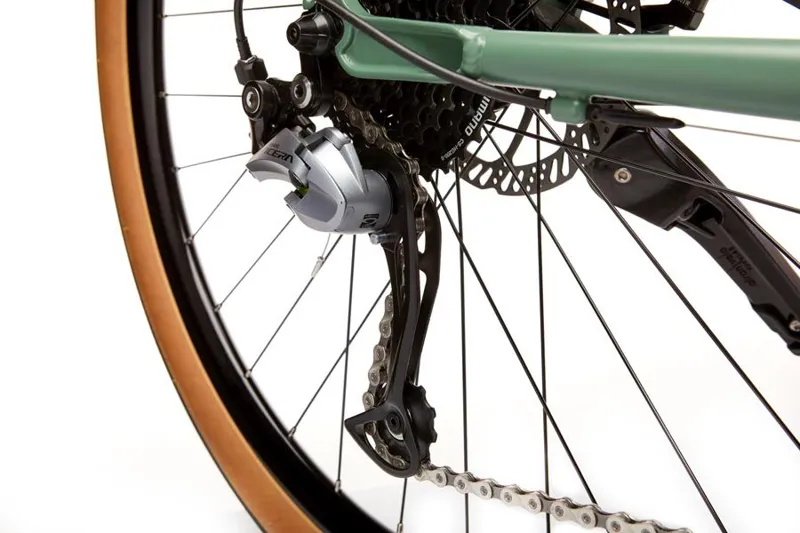 Kona Dew Plus 2019 Hybrid Bike - Moss Green-6