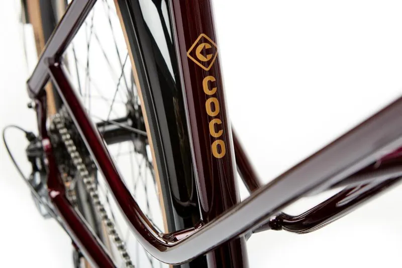 Kona Coco 2019 Womens Hybrid Bike - Deep Red-4