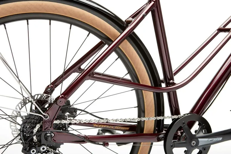 Kona Coco 2019 Womens Hybrid Bike - Deep Red-3