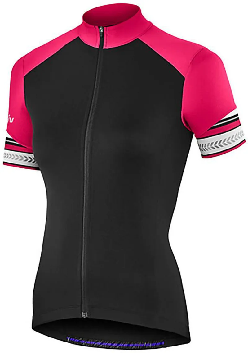 Liv Legenda Womens Short Sleeve Jersey - Black/Pink