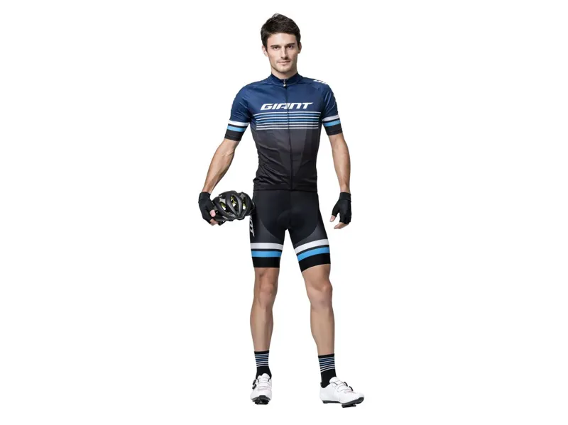 Giant Race Day Short Sleeve Jersey - Black/Navy-2