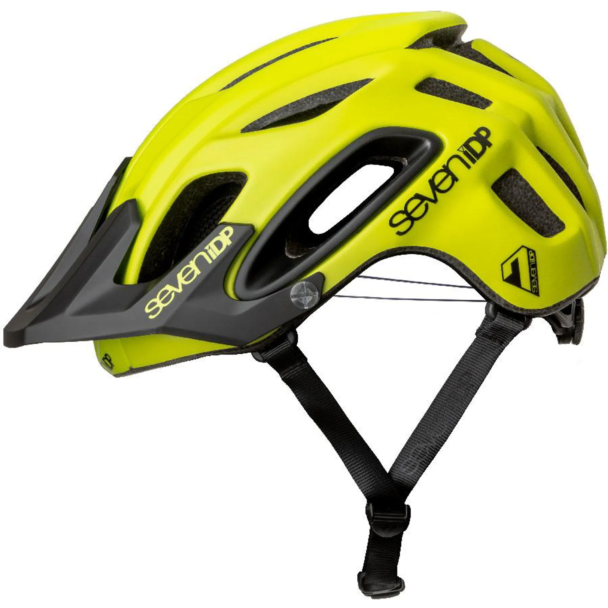7idp M2 Boa MTB Helmet Matt Acid Yellow/Black - Main Image
