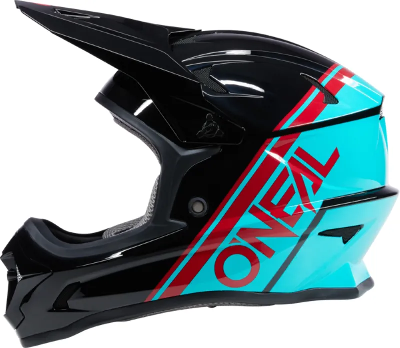 O'Neal Sonus Full Face MTB Helmet - Split Black/Teal-1