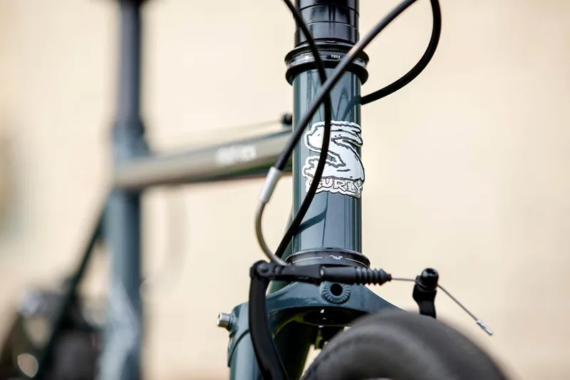 Surly Cross Check Flat Bar 2022 Hybrid Bike - BlueGreenGray-7