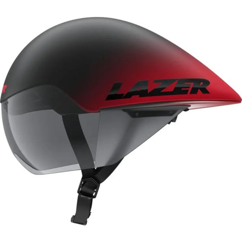 Lazer Volante KinetiCore TT Road Helmet - Matt Black Red-2