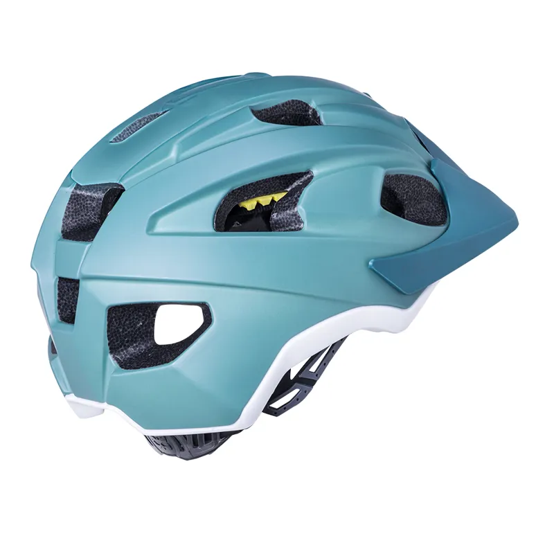 Kali Pace MTB Helmet - Solid Matt Moss/White-1