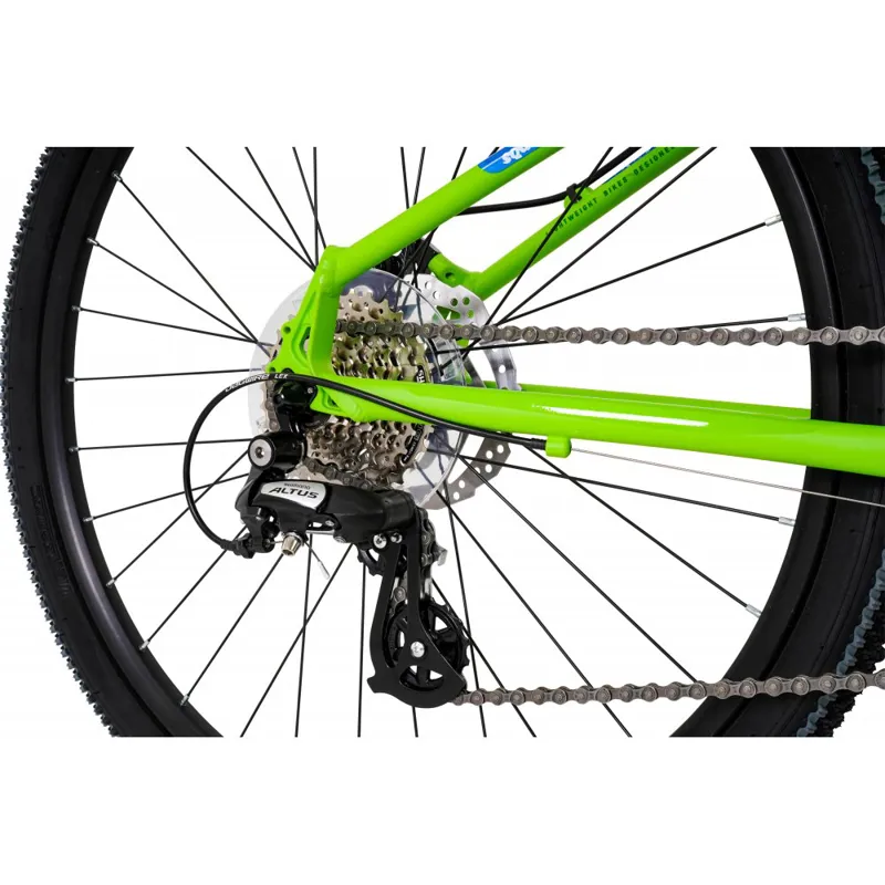 Squish 26w MTB Kids Mountain Bike - Green - 13 Inch Frame-7