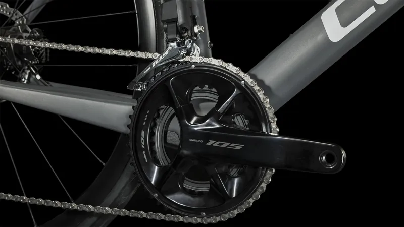 Cube Agree C:62 2024 Carbon Di2 Road Race Bike - Grey/Black-7