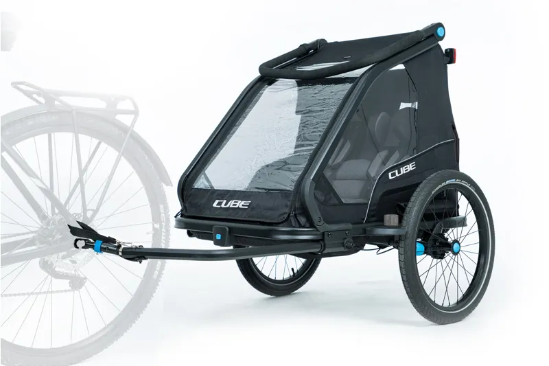 Cube Kids Trailer Double CMPT - Black-7