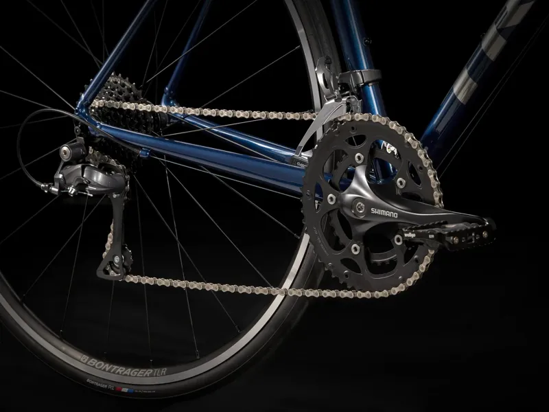 Trek Domane AL 2 2024 Endurance Road Bike - Mulsanne Blue/Trek Black-7