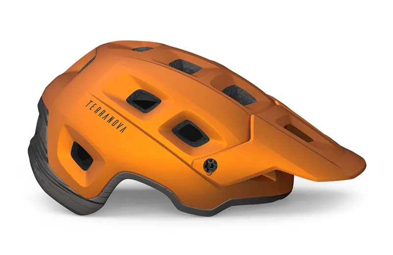 Met Terranova MTB Helmet - Matt Orange/Titanium Metallic-1
