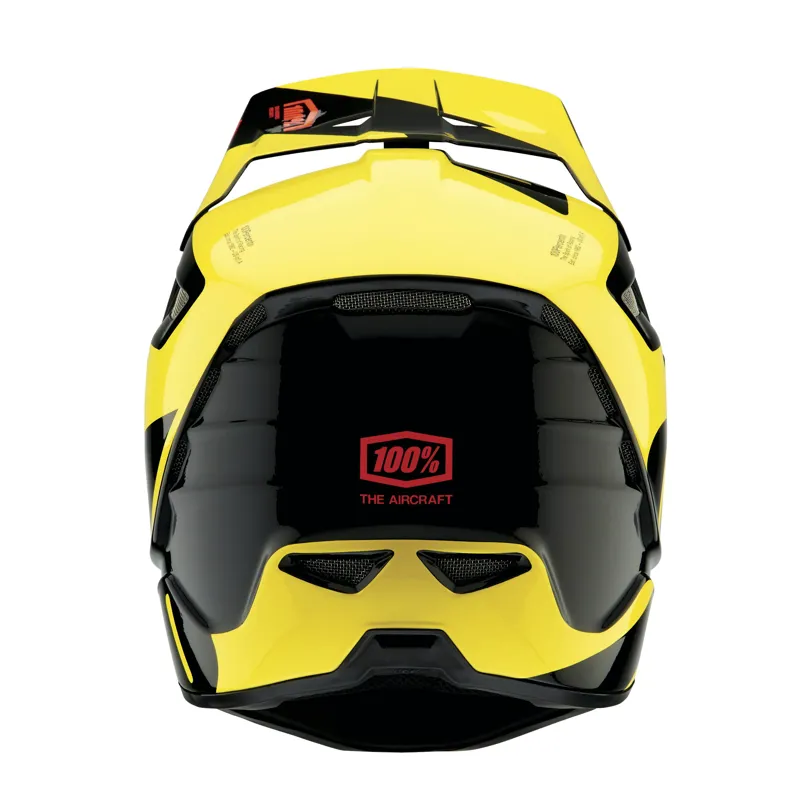 100 Percent Aircraft Composite Full Face Helmet - LTD Neon Yellow-3