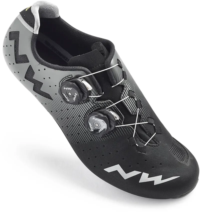 Northwave Revolution Road Cycling Shoes - Black/Anthracite-1